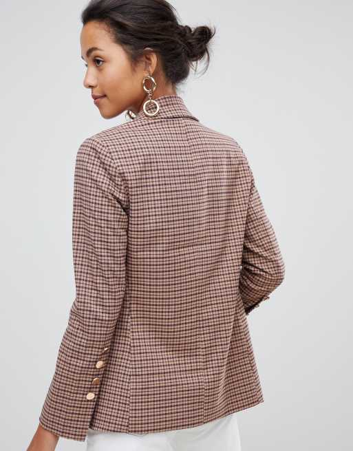 Oasis heritage hot sale check blazer