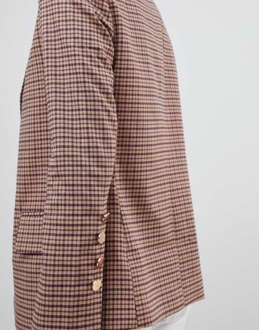 Oasis heritage hot sale check blazer