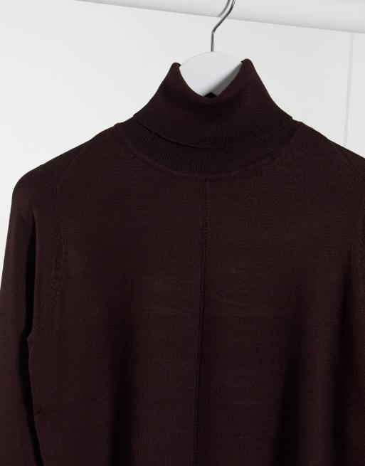 Oasis burgundy jumper sales