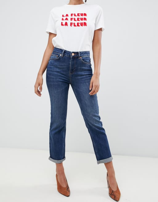 Oasis High Rise Straight Jeans