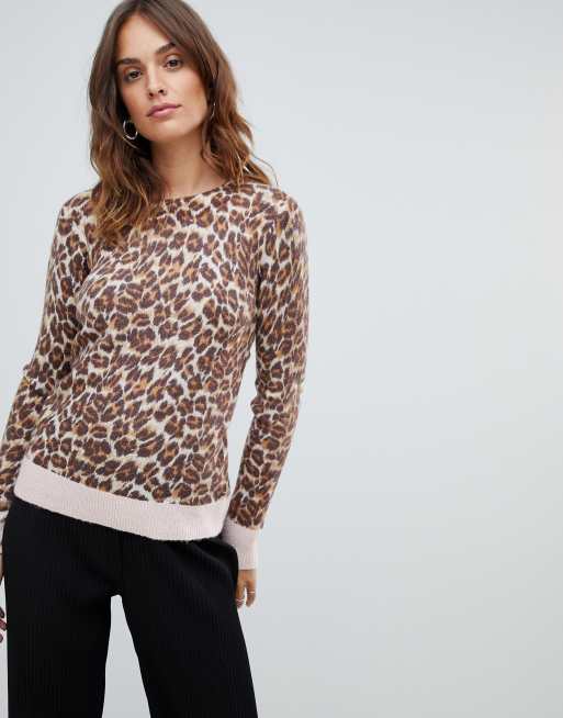 Oasis animal shop print jumper