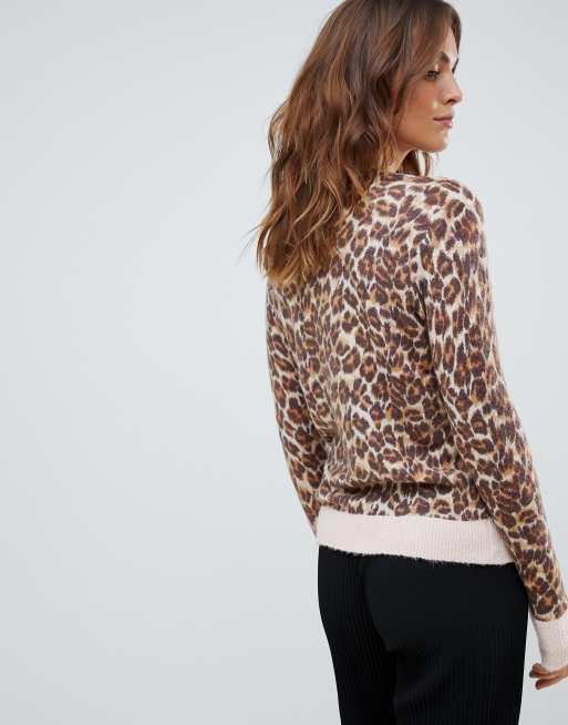 Oasis 2025 leopard jumper