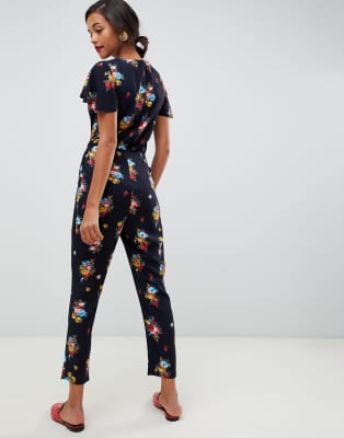 sleeveless harem jumpsuit