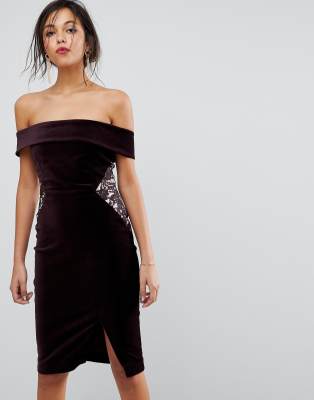 oasis bardot lace dress