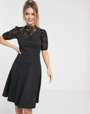 oasis lace midi dress