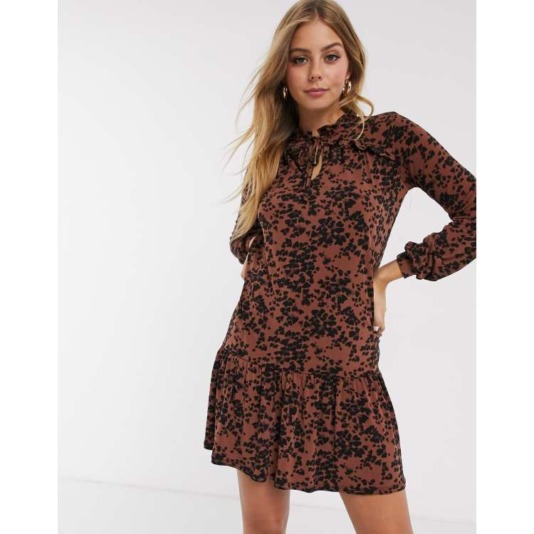 Oasis animal high neck dress best sale