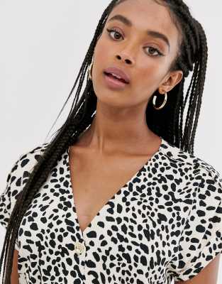 oasis leopard midi shirt dress