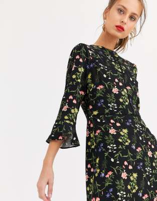 oasis flower dress