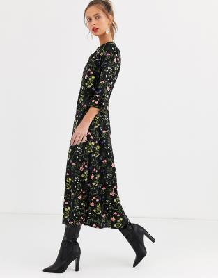 oasis frill collar dress