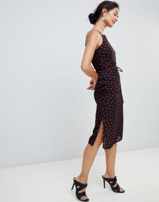 oasis animal square neck dress