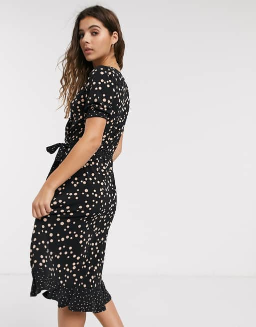 Oasis midi best sale wrap dress