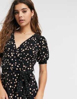 oasis midi wrap dress