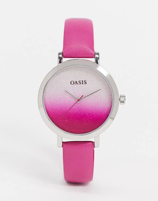 Oasis - Montre en acier inoxydable - Violet