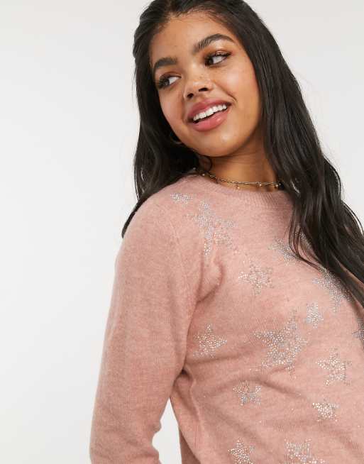 Oasis pink shop jumper