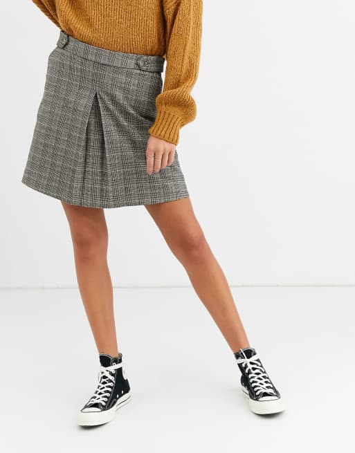 Oasis grey 2025 pleated skirt