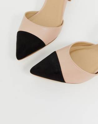 nude black shoes