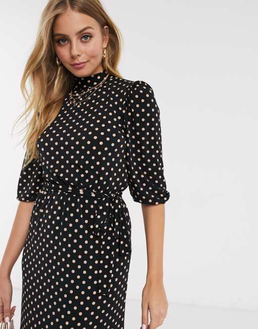 Oasis polka on sale dot midi dress