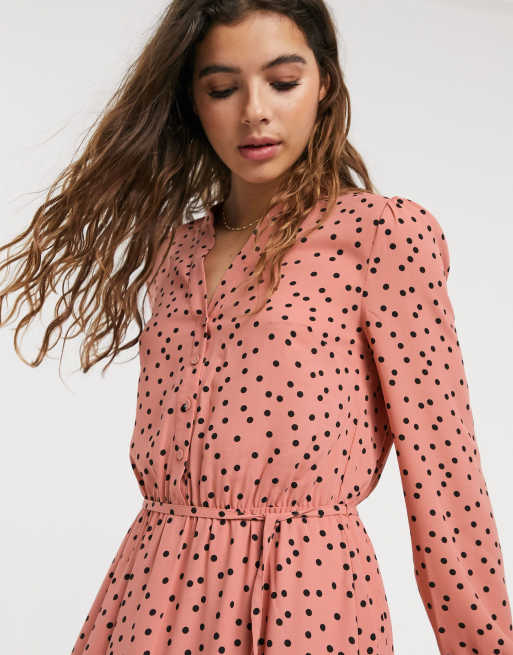 Oasis spot store shirt dress