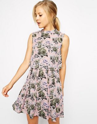 Oasis | Oasis Pretty Floral Print Fit and Flare DRess