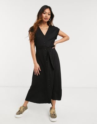 oasis black shirt dress