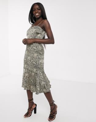 oasis satin dress
