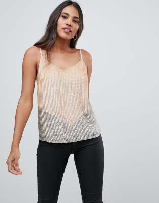 oasis sequin top