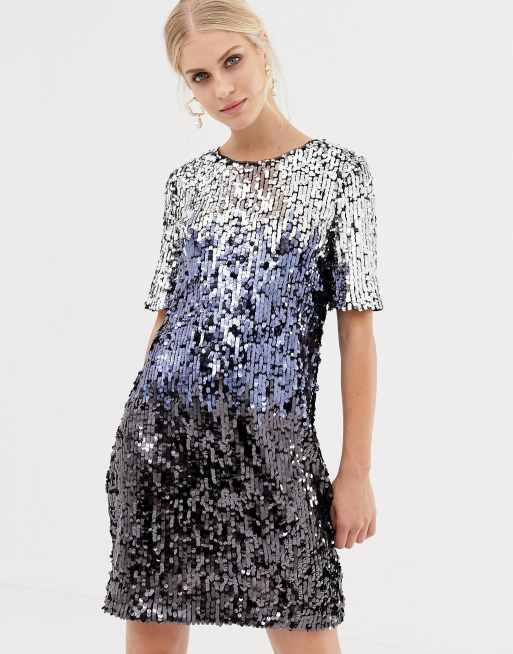 Oasis 2025 silver dress