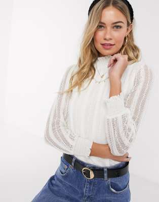 oasis keyhole long sleeve top