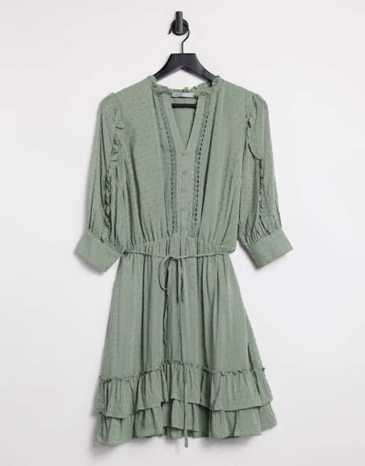 Oasis shirt dress in khaki