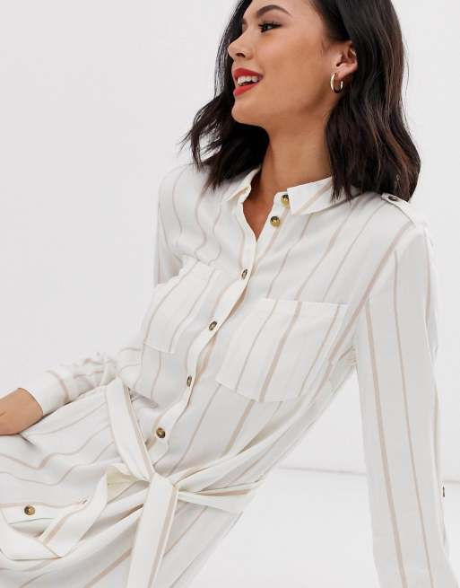 Oasis stripe cheap shirt dress