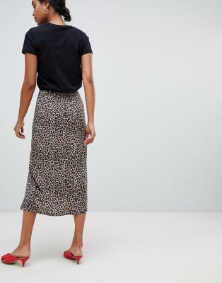 Oasis leopard shop mini skirt