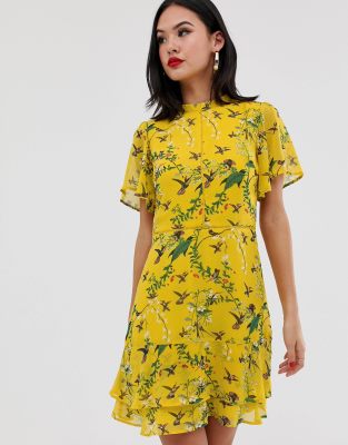 oasis yellow dress