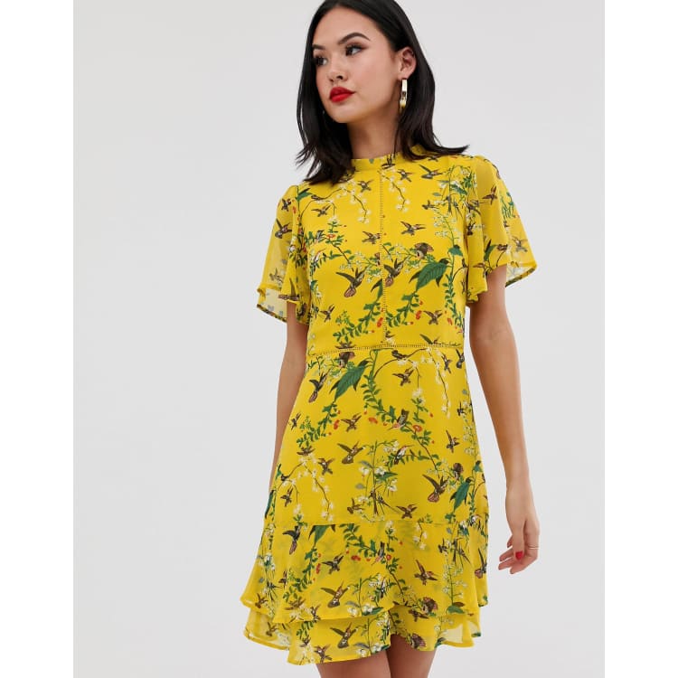 Oasis boat print skater sales dress