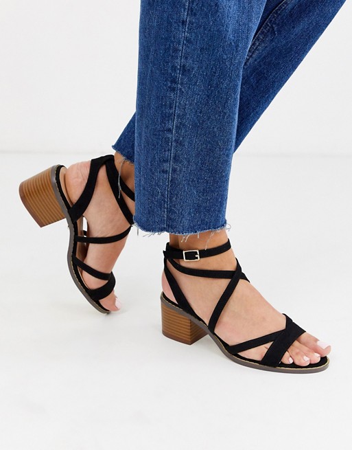 Oasis strappy heeled sandals