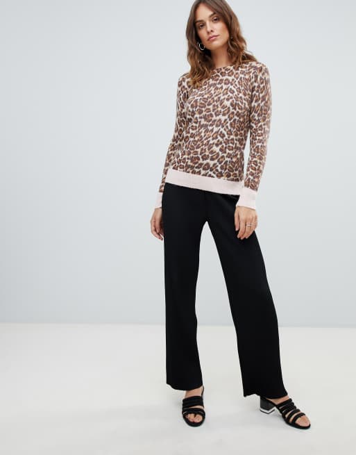 Oasis leopard jumper best sale