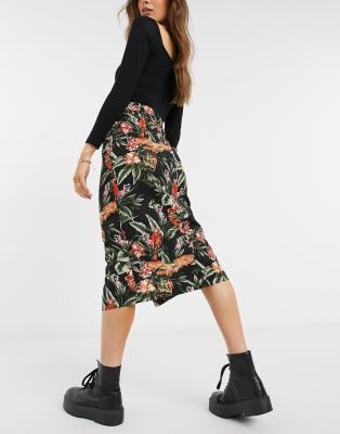 Oasis tailored midi pencil skirt in 