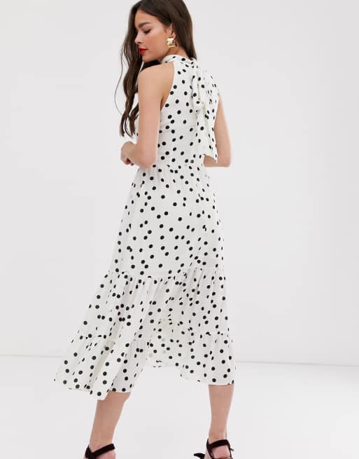 Oasis polka dot clearance dress