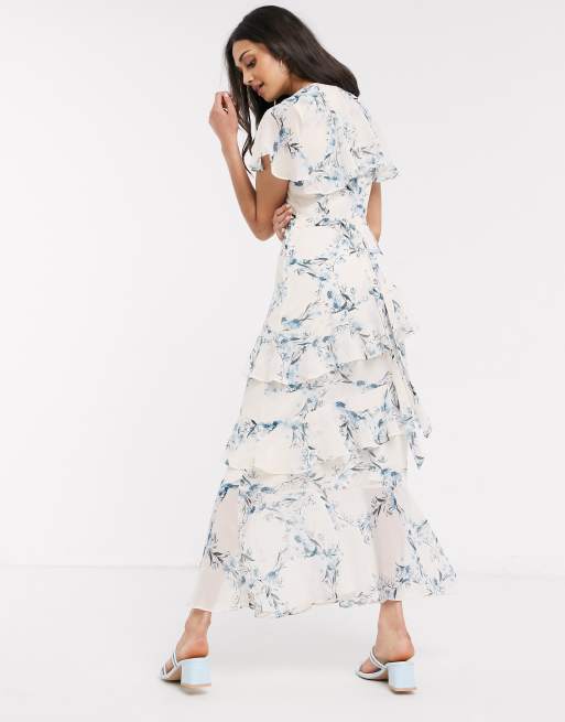 Oasis white floral store dress