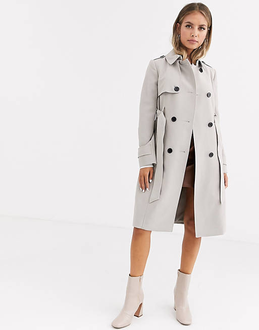 Oasis Trench Coat Taupe Asos, Oasis Trench Coat Neutral