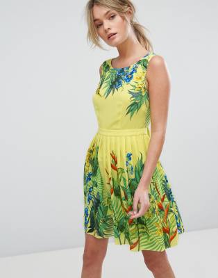 Oasis Tropical Placement Sun Dress | ASOS