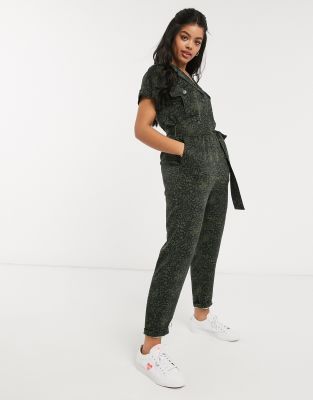 camo utility jumpsuit