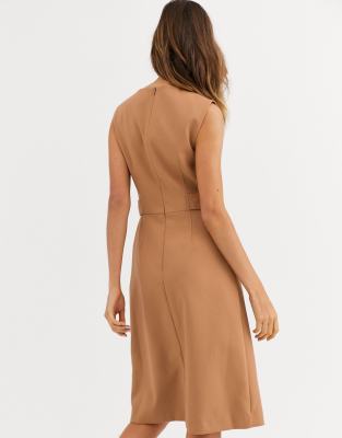 tan utility dress