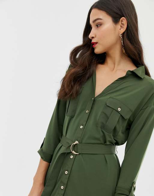 Oasis shop khaki dress