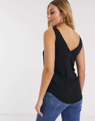 asos black cami