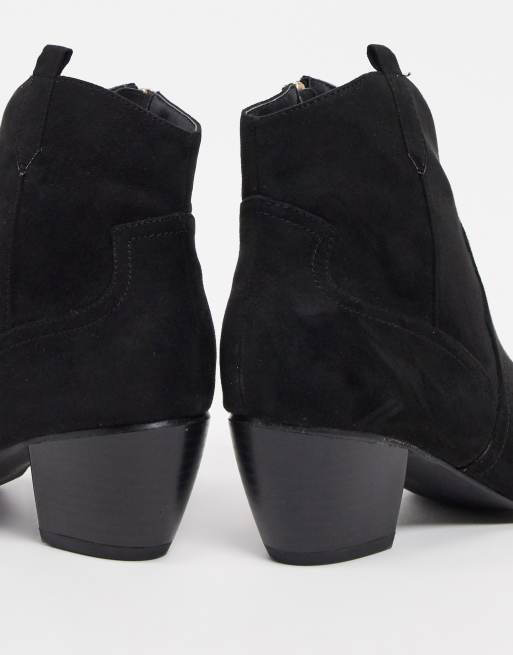 Oasis black suede deals ankle boots