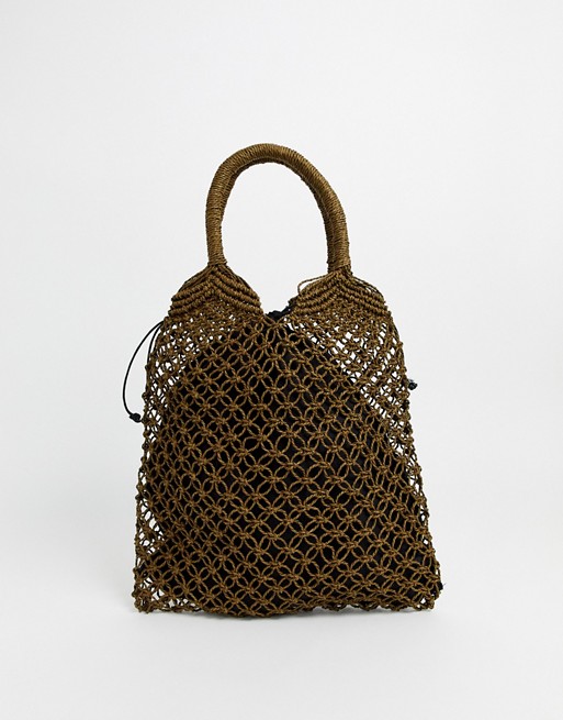 Oasis woven shopper bag