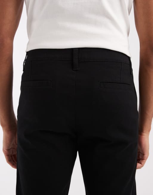 Obcisłe szorty chino ASOS DESIGN, czarne, 5 z 5
