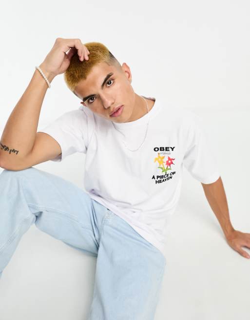 white obey shirt