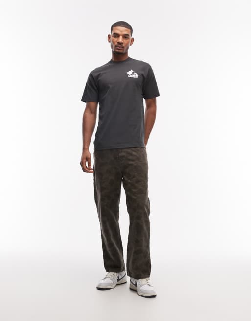 Obey - Animals - T-shirt met print op de achterkant in zwart, 2 van 5