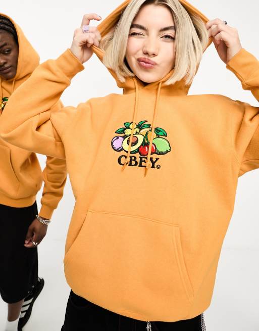 Obey sale yellow sweatshirt